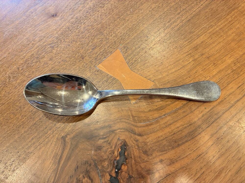 Christofle‎ Acier “Berry” European Place Soup Spoon Stainless 8"